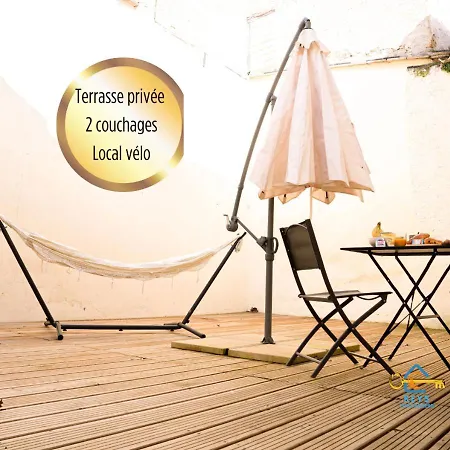 Apartmán Au Soleil Levant*terrasse*local A Velo*oc Keys